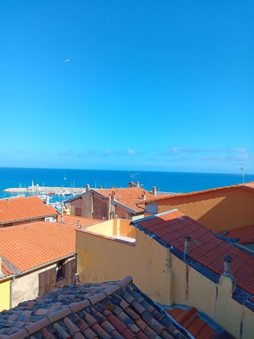 Duplex Vue Mer 50M De La Plage Des Sablettes Menton Buitenkant foto